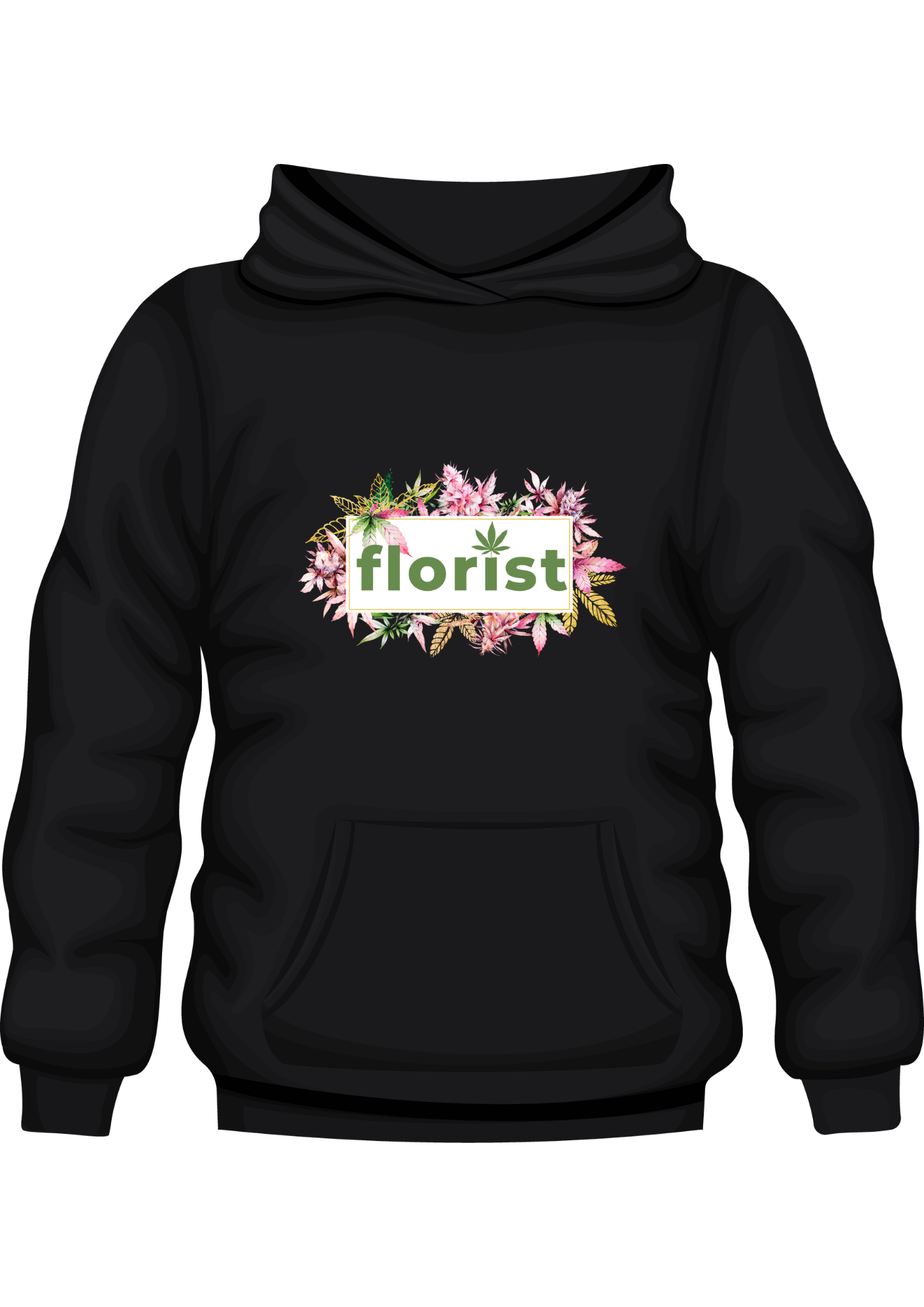 Die "Florist" Hoodie (Spesialis in Baie Spesifieke Blomme)