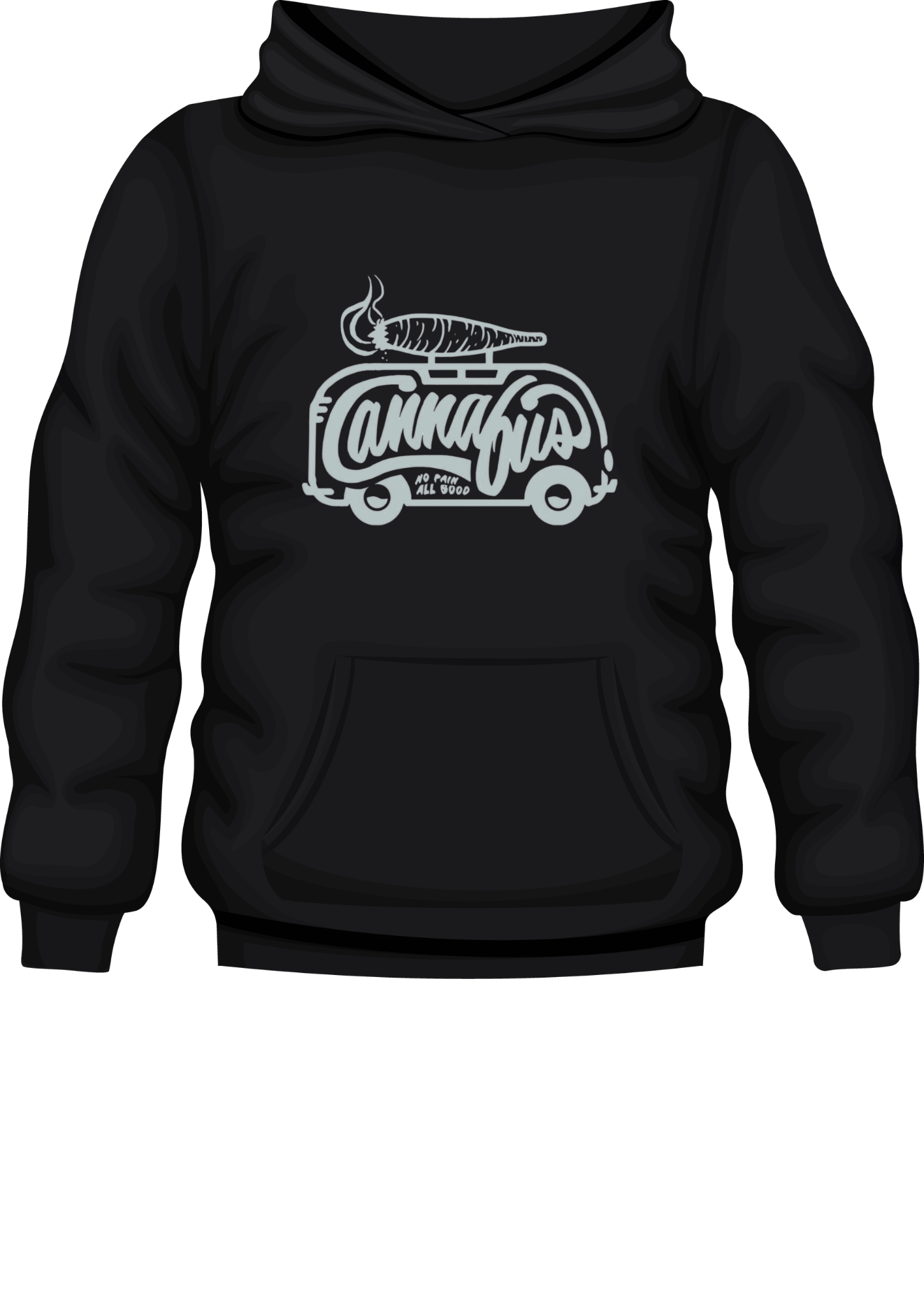 Die "Cannabus" Hoody (Klim Op, Ons Gaan Nêrens Heen Nie)
